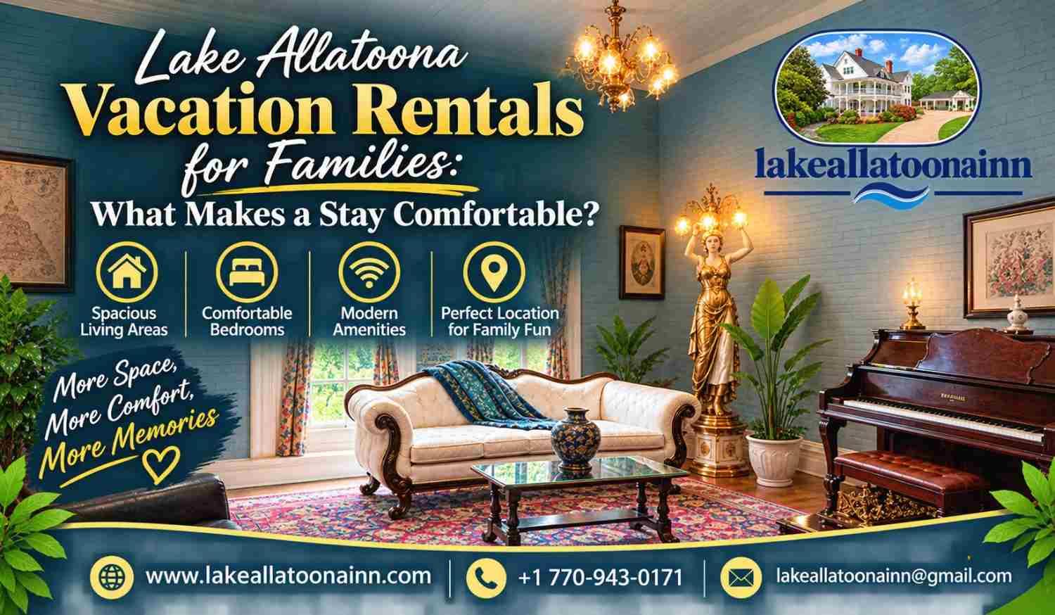 Lake Allatoona Vacation Rentals for Families: What Makes a Stay Comfortable?